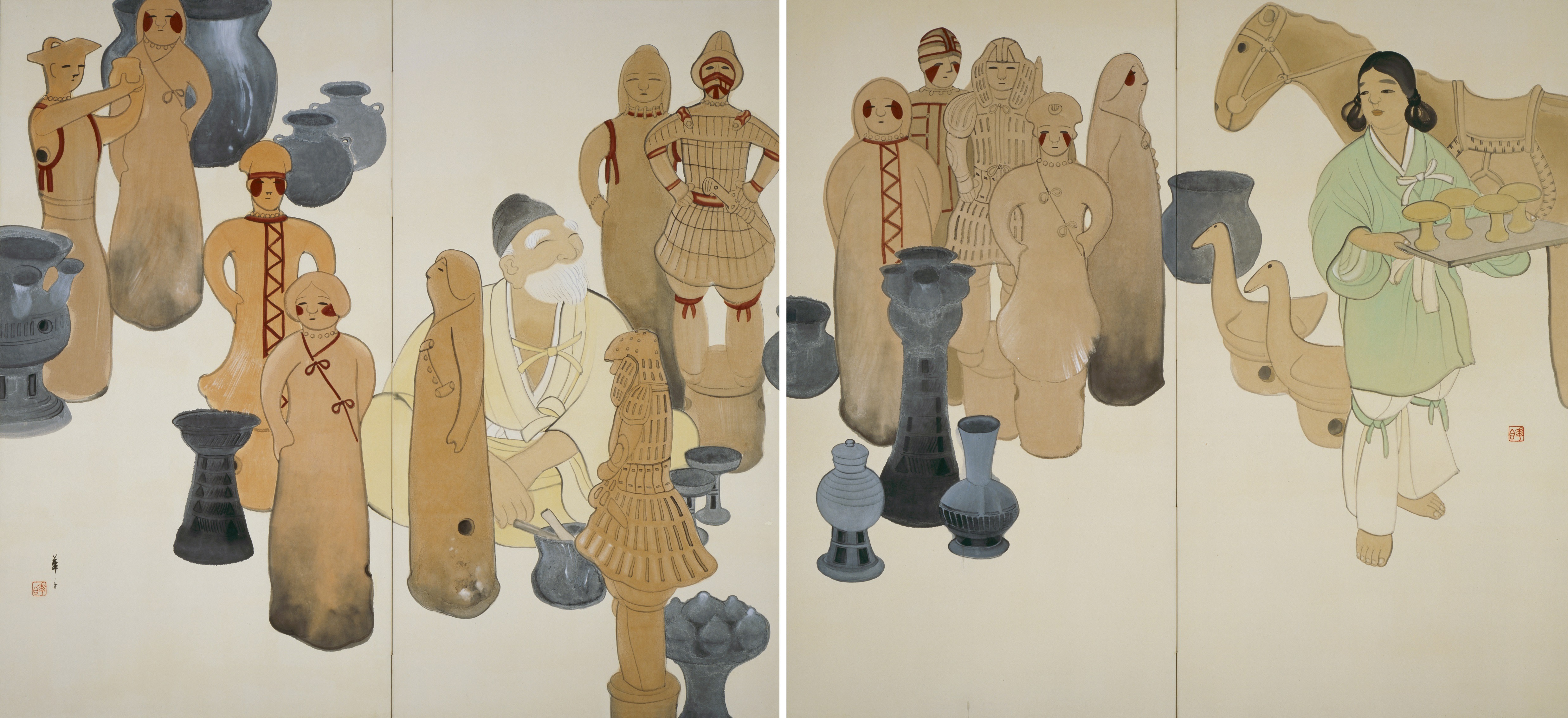 MODERN IMAGES OF ANCIENT CLAY FIGURES